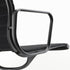 EA 104 aluminum chair / Black base / Swivel