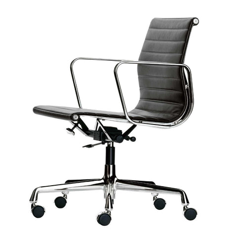 EA 117 aluminum chair / Chrome base