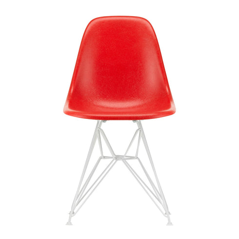 Eames Chair in DSR Fiberglass / White Base