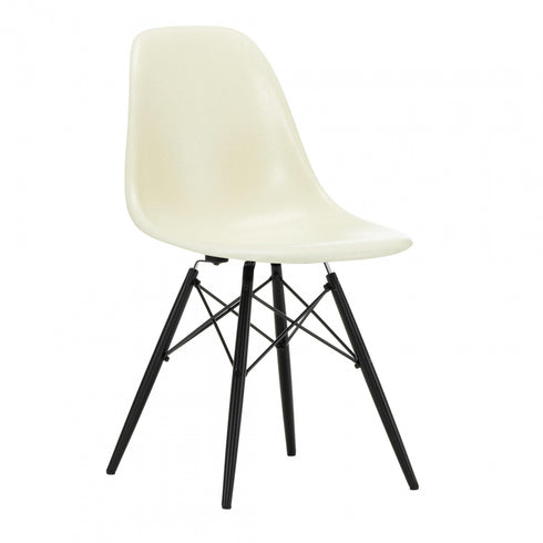 Eames Fiberglass DSW Chair / Maple Black