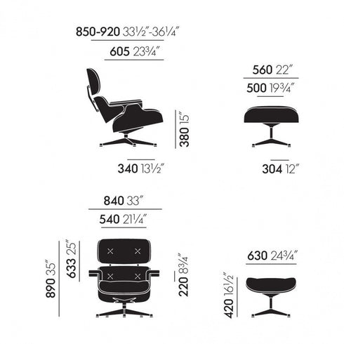 Eames Lounge Chair & Ottoman