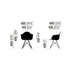 Eames DAR Plastic Armchair / Black Base