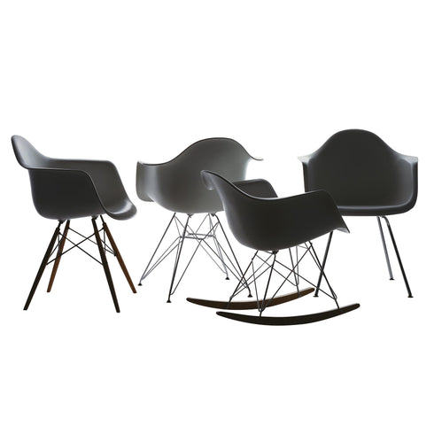 Eames DAR Plastic Armchair / Chrome Base