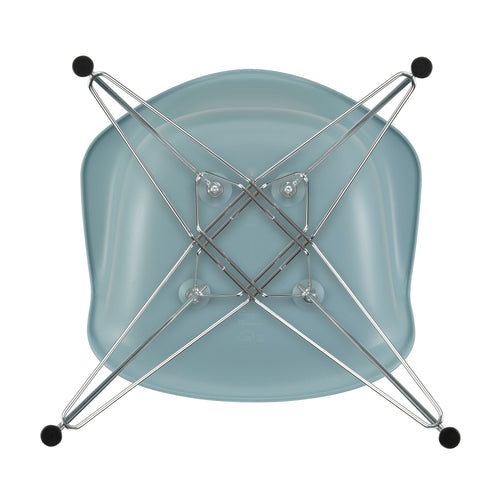 Eames DAR Plastic Armchair / Chrome Base