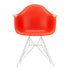 Cadeira de Braços em Plástico Eames DAR / Base Branca