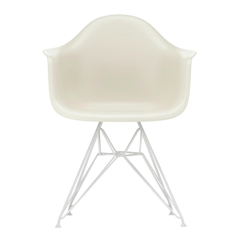 Cadeira de Braços em Plástico Eames DAR / Base Branca