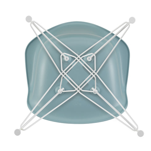 Cadeira de Braços em Plástico Eames DAR / Base Branca