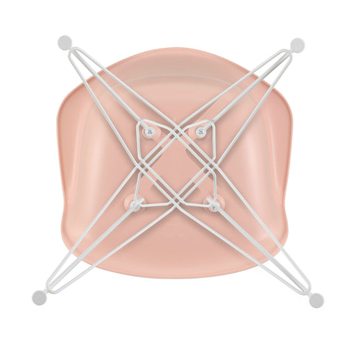 Cadeira de Braços em Plástico Eames DAR / Base Branca