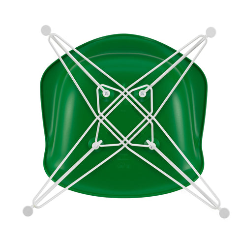 Cadeira de Braços em Plástico Eames DAR / Base Branca