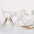 Eames DAW Plastic Armchair / Maple Base