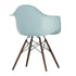 Eames DAW Plastic Armchair / Dark Maple Base