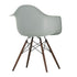 Eames DAW Plastic Armchair / Dark Maple Base