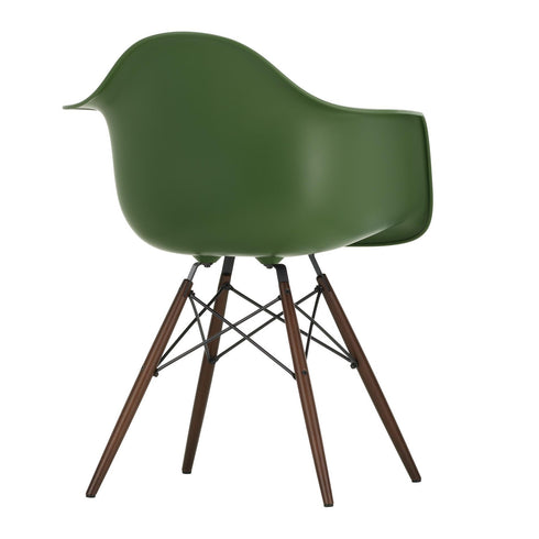Eames DAW Plastic Armchair / Dark Maple Base