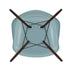 Eames DAW Plastic Armchair / Dark Maple Base