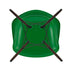 Eames DAW Plastic Armchair / Dark Maple Base