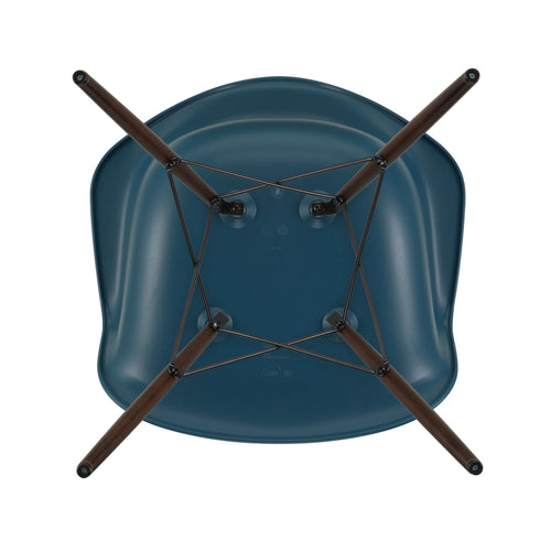 Eames DAW Plastic Armchair / Dark Maple Base