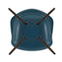 Eames DAW Plastic Armchair / Dark Maple Base