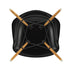 Eames DAW Plastic Armchair / Maple Base