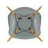 Eames DAW Plastic Armchair / Maple Base
