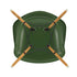 Eames DAW Plastic Armchair / Maple Base