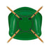 Eames DAW Plastic Armchair / Maple Base