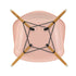 Eames DAW Plastic Armchair / Maple Base