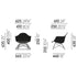 Eames LAR Plastic Armchair / Chrome Base