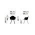 Eames DAX Plastic Armchair / Black Base