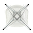 Eames DAR Plastic Armchair / Fabric Seat / Chrome Base