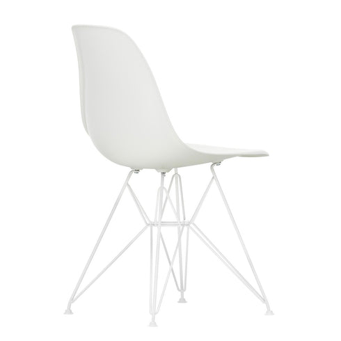 Eames Chair in DSR Plastic / White Base