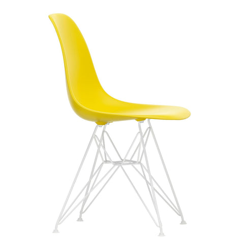 Eames Chair in DSR Plastic / White Base