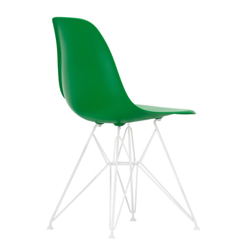 Eames Chair in DSR Plastic / White Base