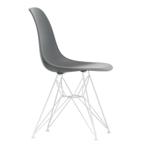 Eames Chair in DSR Plastic / White Base