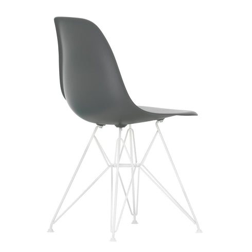 Eames Chair in DSR Plastic / White Base
