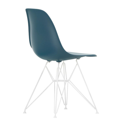 Eames Chair in DSR Plastic / White Base