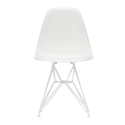 Eames Chair in DSR Plastic / White Base