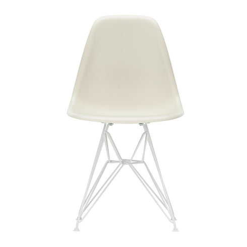 Eames Chair in DSR Plastic / White Base