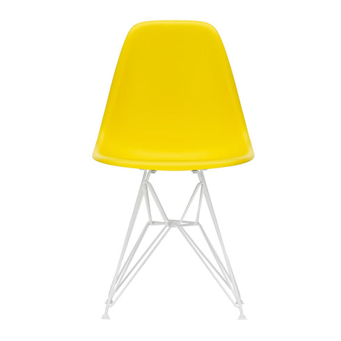 Eames Chair in DSR Plastic / White Base