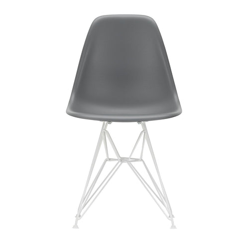 Eames Chair in DSR Plastic / White Base