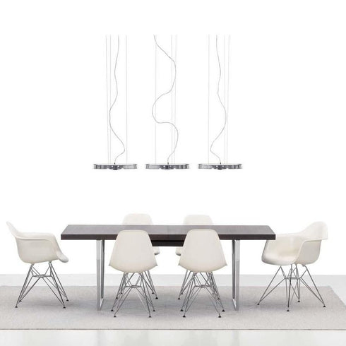 Cadeira Eames DSR em Plástico / Base Cromada