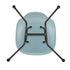 Eames Chair in DSX Plastic / Black Base