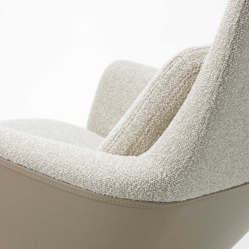 Cadeira e Otomano Grand Relax Lounge / Tecido