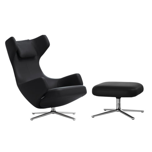 Cadeira de descanso Grand Repos & Otomano / Couro