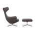 Cadeira de Lounge Grand Repos & Otomano / Tecido