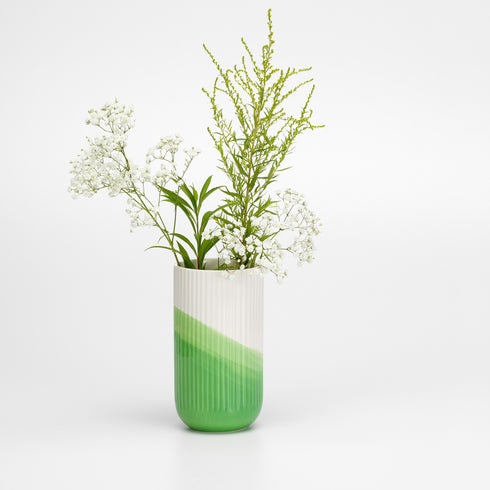 Herringbone/Ribbed Jar