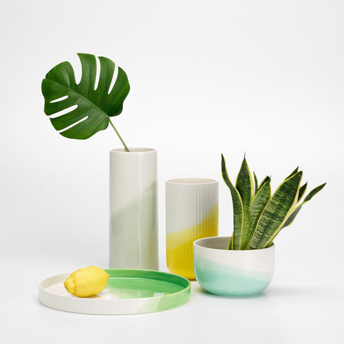 Plain Herringbone Vase