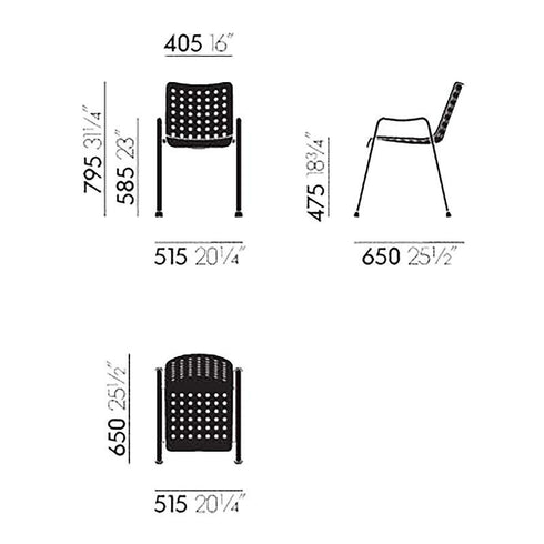 Poltrona Landi para Exterior