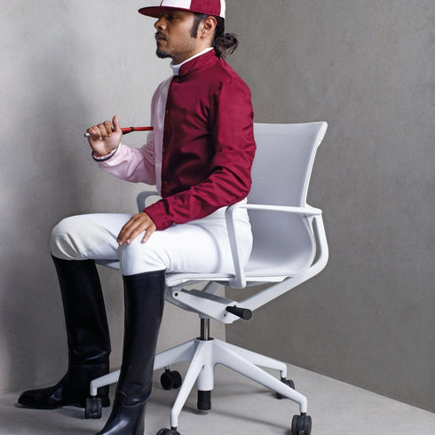 Cadeira de Escritório Physix / Base Cinza Suave