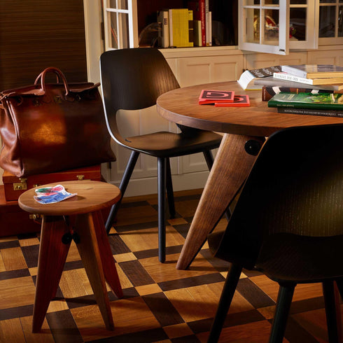 Banqueta de Madeira Prouvé