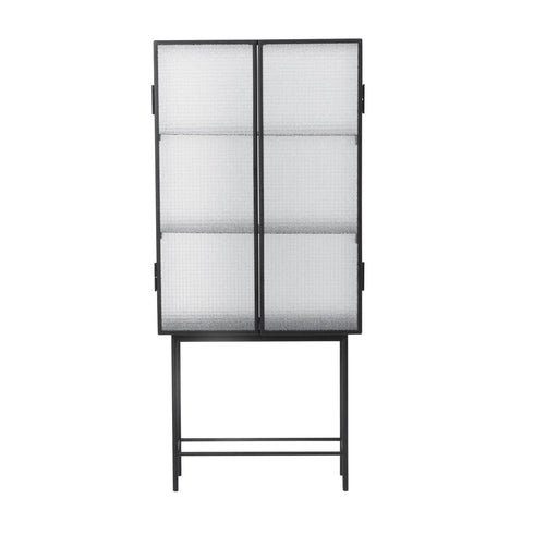 Haze Vitrine Cabinet Wired Glass